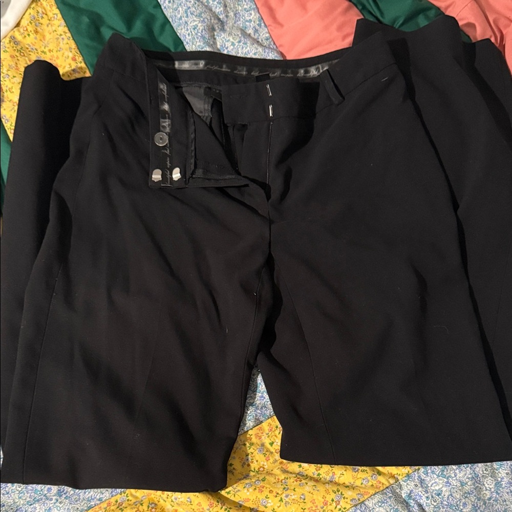 Apostrophe Men's Elegant Black Dress Pants